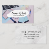 Carte De Visite Gestionnaire d'ordinateurs marketing de génération (Devant / Derrière)