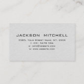 Carte De Visite Gestionnaire K9 - Agent K9 - Unité K9 (Dos)