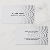 Carte De Visite Gestionnaire professionnel élégant et moderne tend (Devant / Derrière)