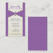 CARTE DE VISITE :: gifttag tendance P2 (Devant / Derrière)