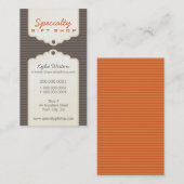 CARTE DE VISITE :: gifttag tendance P9 (Devant / Derrière)