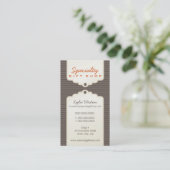 CARTE DE VISITE :: gifttag tendance P9 (Debout devant)