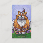 Carte de visite Ginger Cat (Dos)