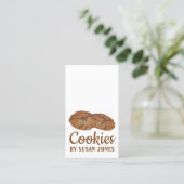 Carte De Visite Gingersnap Gingersnap Biscuit Ginger Nut cookies (Debout devant)