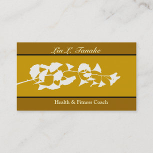 Carte De Visite Ginkgo asiatique de fusée