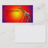CARTE DE VISITE GIRAFE #1 (Devant / Derrière)