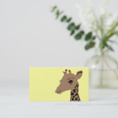 Carte De Visite girafe simple (Debout devant)