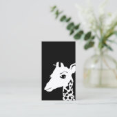 Carte De Visite girafe simple (Debout devant)