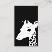 Carte De Visite girafe simple (Devant)