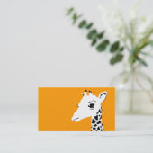 Carte De Visite girafe simple (Debout devant)