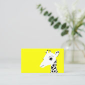 Carte De Visite girafe simple (Debout devant)