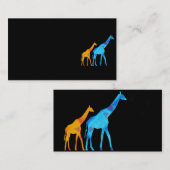 Carte De Visite Giraffe (Devant / Derrière)