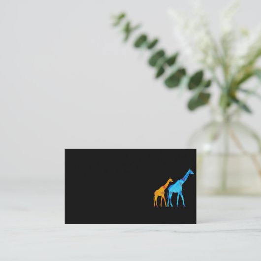 Carte De Visite Giraffe (Debout devant)