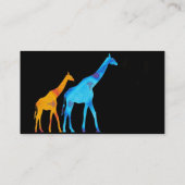 Carte De Visite Giraffe (Dos)