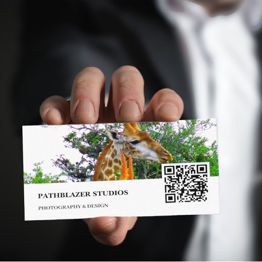 Carte De Visite Giraffe Aloe | Photographie de la faune |