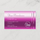 Carte De Visite Girl rose Lilac Shimmer Sparkle Diamonds ajouter l (Dos)