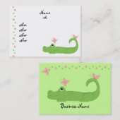 Carte De Visite Girly Gator (Devant / Derrière)