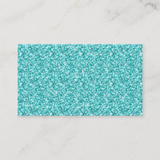 Carte De Visite Girly, parties scintillantes bleues d'Aqua