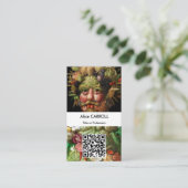Carte De Visite Giuseppe Arcimboldo - Vertumnus - QR Code (Debout devant)
