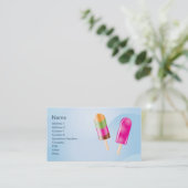 Carte De Visite Glace (Debout devant)