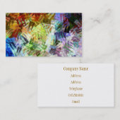 CARTE DE VISITE GLACE (Devant / Derrière)