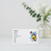 CARTE DE VISITE GLACE (Debout devant)
