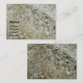 Carte De Visite Glace glaciaire Texture nature Abstraite (Devant / Derrière)