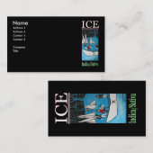 CARTE DE VISITE GLACE INDICA SATIVA (Devant / Derrière)