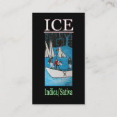 CARTE DE VISITE GLACE INDICA SATIVA (Dos)