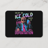 Carte De Visite GLACE Profitez d'une glace froide (Devant)