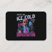Carte De Visite GLACE Profitez d'une glace froide (Dos)