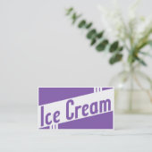 Carte De Visite glace rétro (Debout devant)