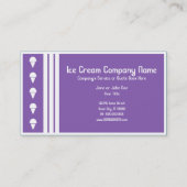 Carte De Visite glace rétro (Dos)