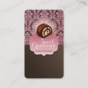 Carte De Visite Glacerie de Boulangerie Entreprise Sucrée