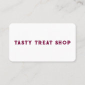 Carte De Visite Glaces Sucrées Popsicle | Desserts (Devant)