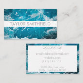 Carte De Visite glacier de marbre (Devant / Derrière)