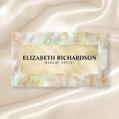 Carte De Visite Glam Elegant Luxe Moderne Iridescente Holographiqu
