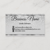 Carte De Visite Glam Eyelashes and Brows - Smokey Grey Parties sci (Dos)