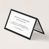 Carte De Visite Glam Eyelashes Classic Lash Salon Aftercare (Dos)