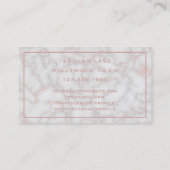 Carte De Visite Glam Parties scintillant Eyelash Extensions Rose M (Dos)