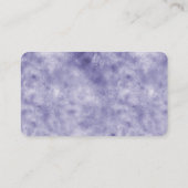 Carte De Visite Glam pourpre (Dos)