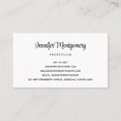 Carte De Visite Glam rouge foncé Satin foncé Design abstrait (Dos)