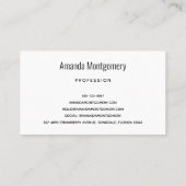 Carte De Visite Glam rouge foncé Satin foncé Design abstrait (Dos)