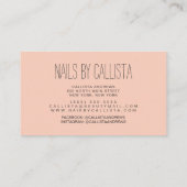 Carte De Visite Glam Sparkly Coloré Parties scintillant Polonaise  (Dos)