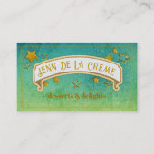 Carte De Visite Glam Starry Nights Surf Vintage (Devant)