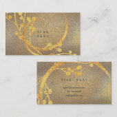 Carte De Visite Glam Vip Grungy à huile dorée (Devant / Derrière)