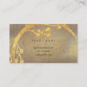 Carte De Visite Glam Vip Grungy à huile dorée (Dos)