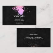 Carte De Visite Glamor Expressif (Devant / Derrière)