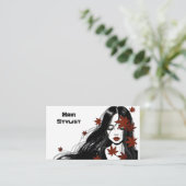 Carte De Visite Glamor Girl (Debout devant)