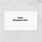 Carte De Visite Glamor Girl (Dos)